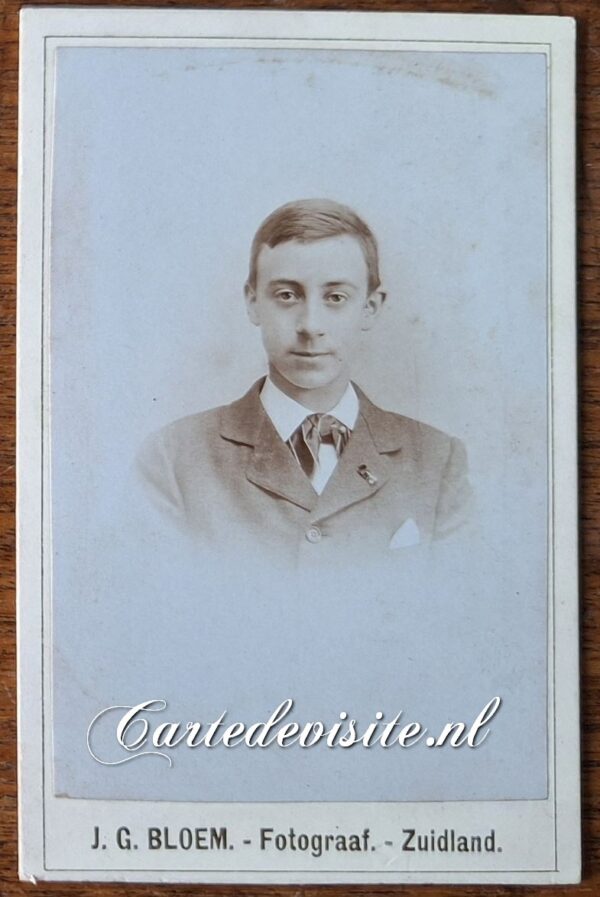 CE-BLOEM-1898 / Onbekende man