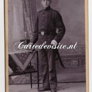 ARNHEM-AMSTERDAM/KERKHOFF/009-cdv Gerrit Kreeftenberg in uniform